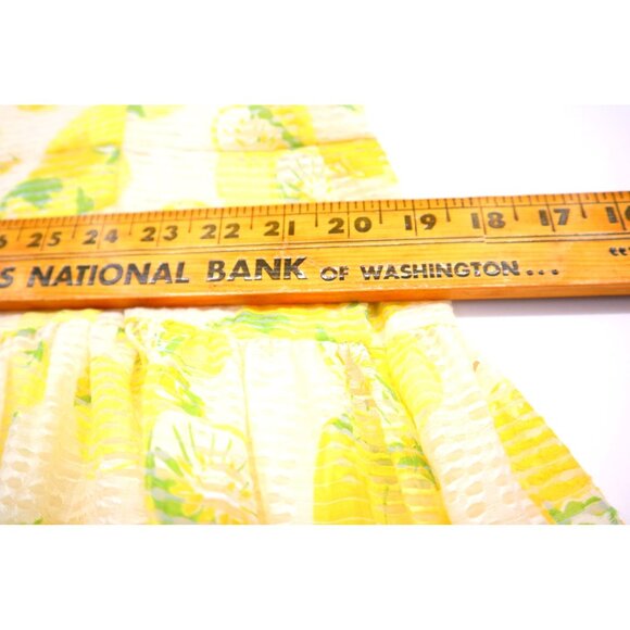 Ann Taylor Petite Lemon Sundress Size 10P Strap Babydoll Fabric Lined Summer - Picture 7 of 9